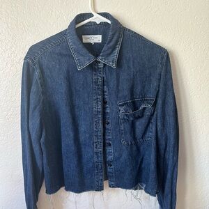 Rag and bone denim shirt